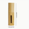 1pc 10ml Bamboo Print Wooden Perfume Spray Bottle