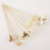 8pcs Lotus Unscented Wicker Diffuser Stick Set