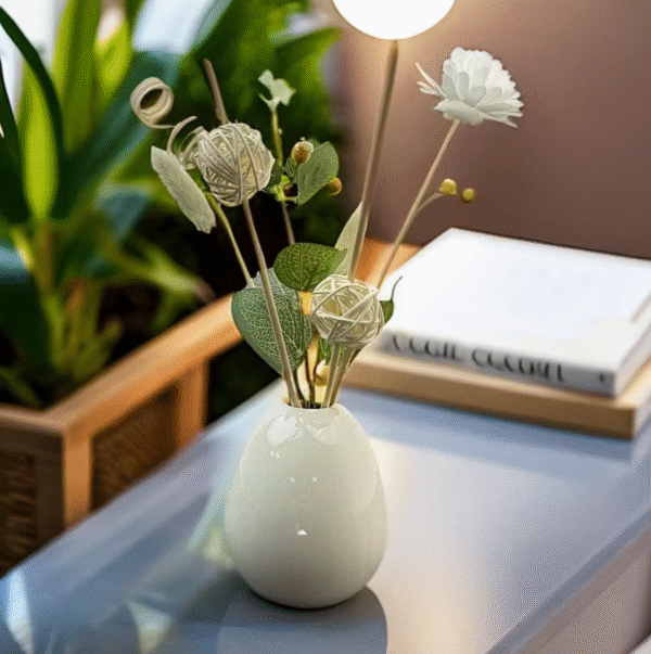 15pcs Rattan Diffuser Set with Lucky Flower Leaves