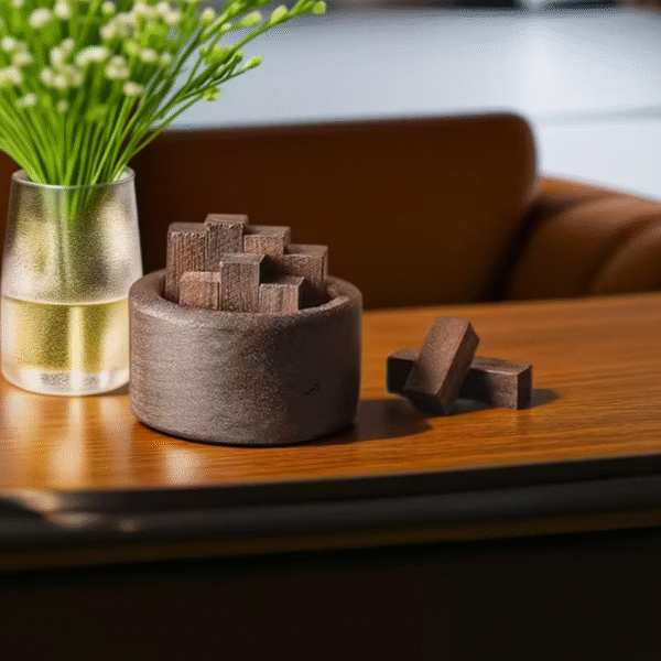 1 Set Wooden Block Style Aroma Diffuser