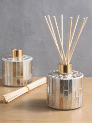 2pcs Bright Color Pleated Long Strip Aromatherapy Bottles