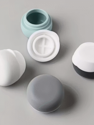 4 pcs Silicone Travel Containers