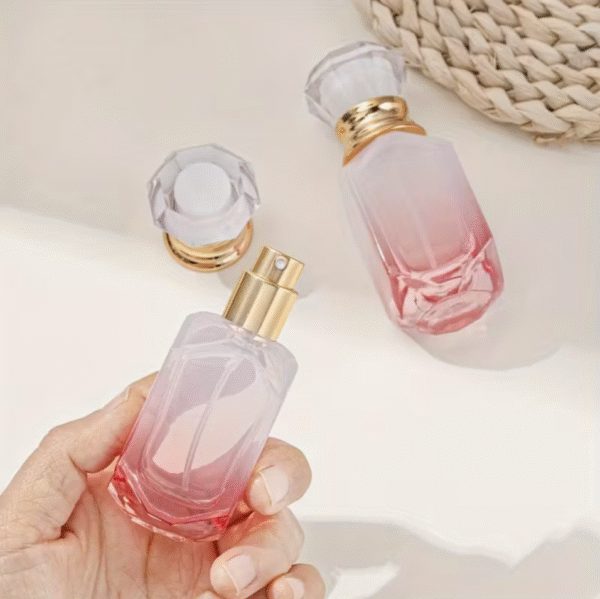 3pcs 30ml Gradient Glass Perfume Spray Bottles