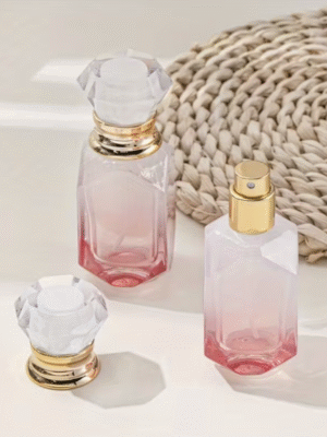 3pcs 30ml Gradient Glass Perfume Spray Bottles