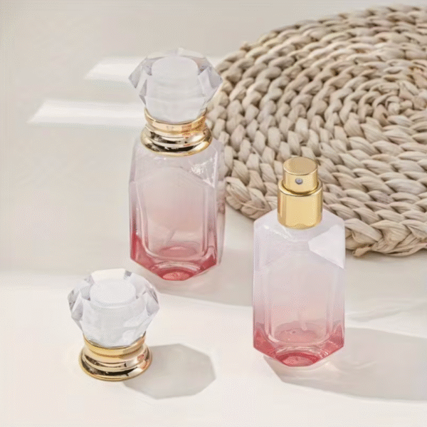 3pcs 30ml Gradient Glass Perfume Spray Bottles