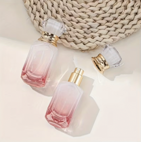 3pcs 30ml Gradient Glass Perfume Spray Bottles
