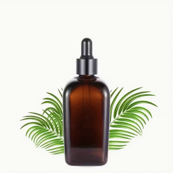 3pcs 100ml Amber Glass Dropper Bottles with Black Caps