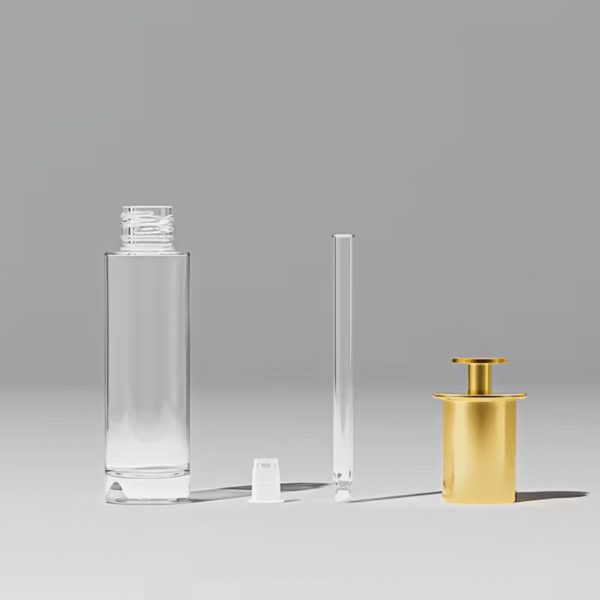 11 pcs 30ml Transparent Glass Pressed Dropper Bottles